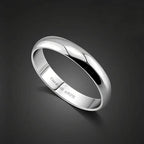 Elegant and Charming S925 Silver Wedding Band Ring