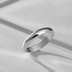 Elegant and Charming S925 Silver Wedding Band Ring