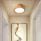 Ceiling Light Fixture with Wood Accents and Nordic Style