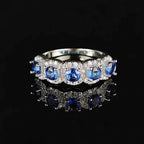 Elegant Copper Ring with Synthetic Cubic Zirconia