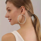 Elegant Daily Wear Round Circle Hoop Earrings