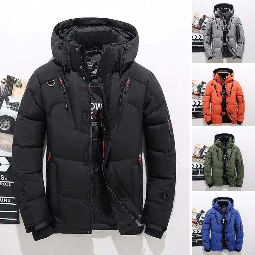 Quilted Down Puffer Coat with Insulation
