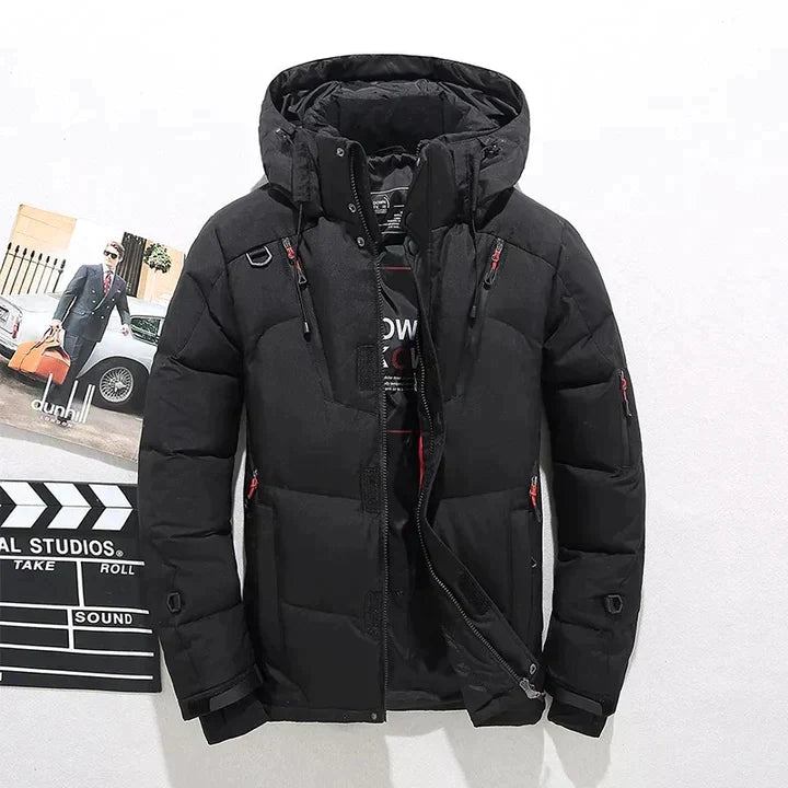 Quilted Down Puffer Coat with Insulation