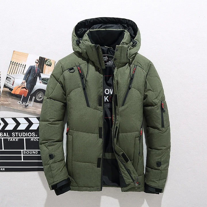 Quilted Down Puffer Coat with Insulation