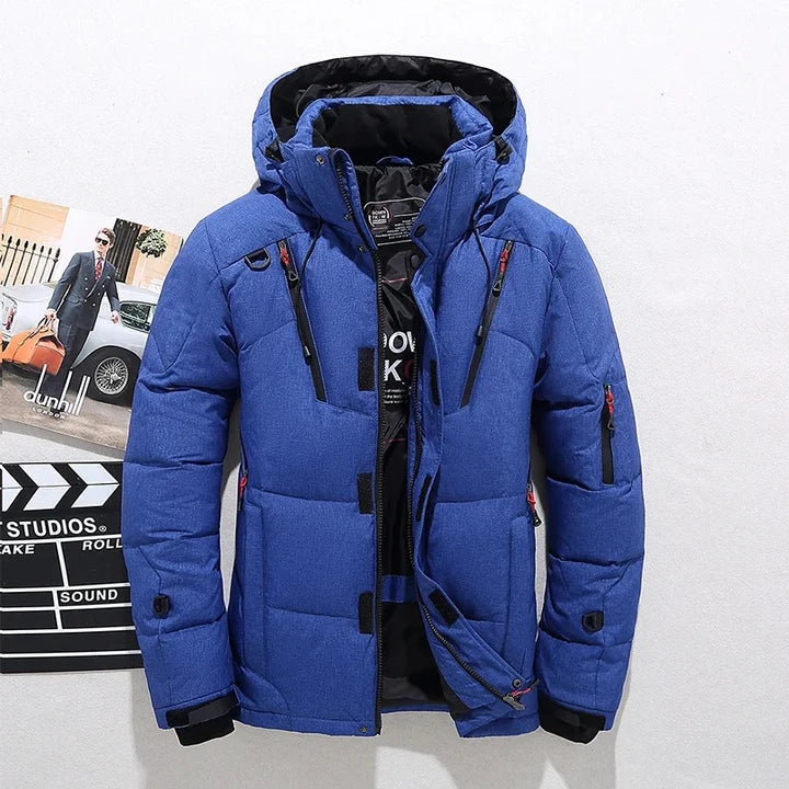 Quilted Down Puffer Coat with Insulation