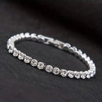 Elegant Rhinestone Tennis Bracelet
