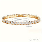 Elegant Rhinestone Tennis Bracelet