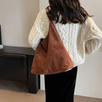 Elegant Suede Bag Soft Shape