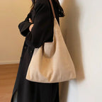 Elegant Suede Bag Soft Shape