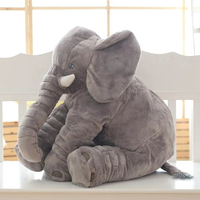 Elephant Plush Toy | Large Cushion and Elephant Comforter for Babies and Children