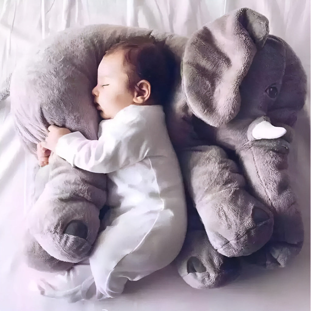 Elephant Plush Toy | Large Cushion and Elephant Comforter for Babies and Children