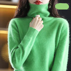 Women's 100% Pure Cashmere Turtleneck Sweater for Cold Weather