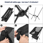 ErgoChair - Foldable Chair for Beach, Camping & Leisure