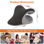 Ergonomic Heated Neck Stretcher Cervical Traction Therapy Pillow with Graphene Heating Pad