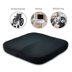 Contoured Seat Cushion for Tailbone and Hip Comfort