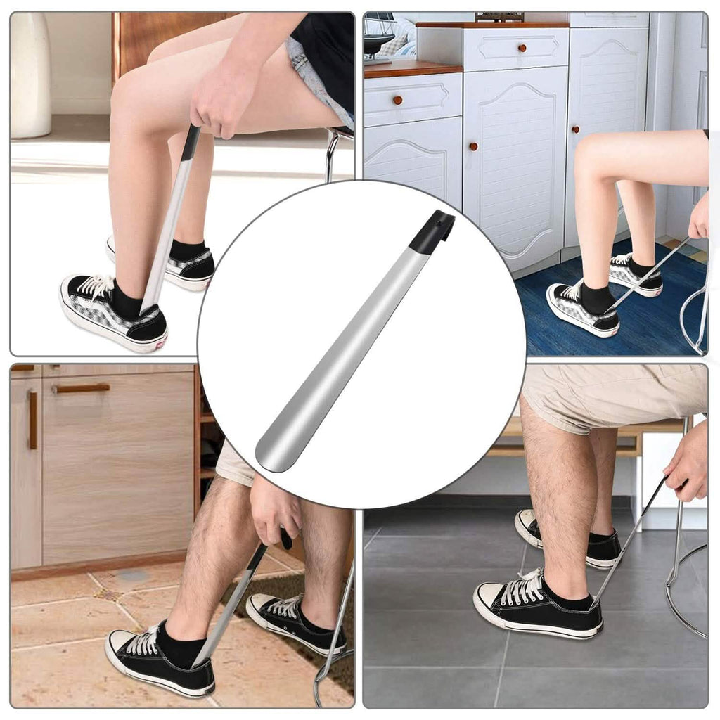 Ergonomic Stainless Steel Easy Grip Long Handle Shoe Horn