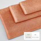 Cotton Textured Bath Towel Set - Acacia Collection
