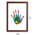 ETERNAL TRACES – Wooden Baby Hand & Footprint Keepsake Frame
