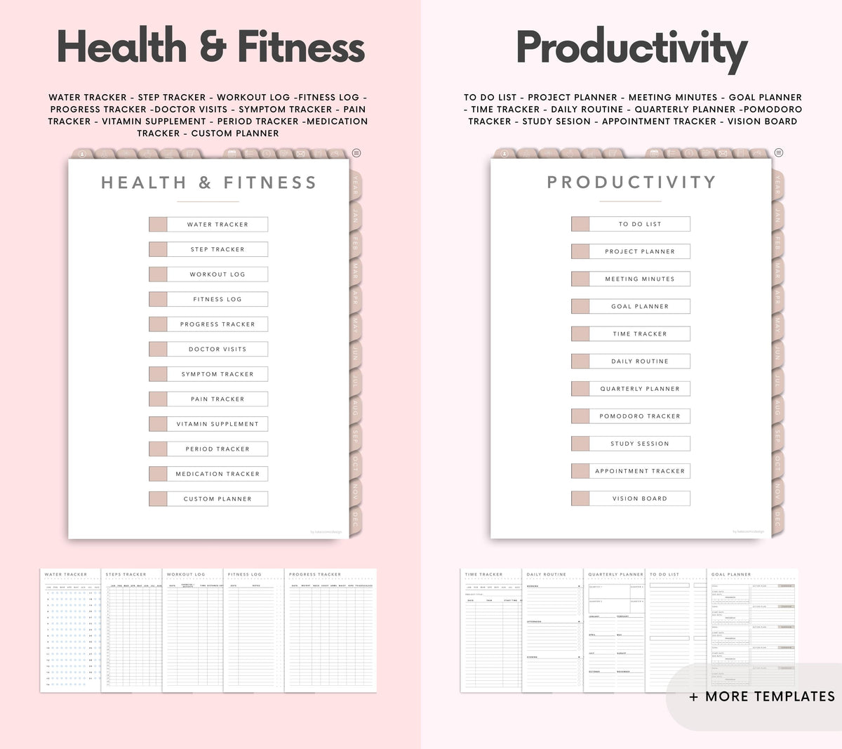 Portrait Digital Planner 2026 2027 2028 & Undated, Goodnotes Planner, Daily Planner, Weekly Planner, Notability Planner, iPad Planner