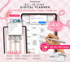 Portrait Digital Planner 2026 2027 2028 & Undated, Goodnotes Planner, Daily Planner, Weekly Planner, Notability Planner, iPad Planner