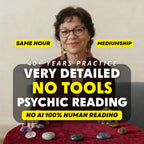 Detailed No Tools Psychic Reading, Clairvoyant Spiritual Advice, Love Tarot Reading Medium Insight, Psychic Predictions No AI