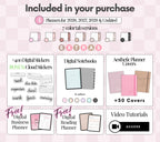Portrait Digital Planner 2026 2027 2028 & Undated, Goodnotes Planner, Daily Planner, Weekly Planner, Notability Planner, iPad Planner