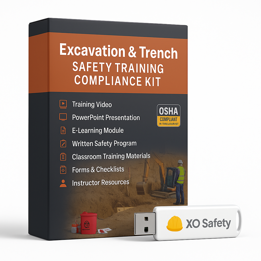 Excavation & Trenching Safety Training Compliance Kit