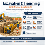 Excavation & Trenching Safety Training Compliance Kit