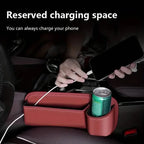Expandable Car Seat Gap Organizer with Cup & Phone Holder