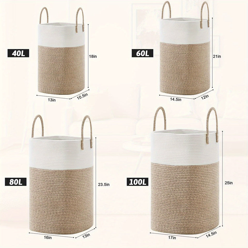 Oversized Woven Storage Bin - Ample Room, Built to Last