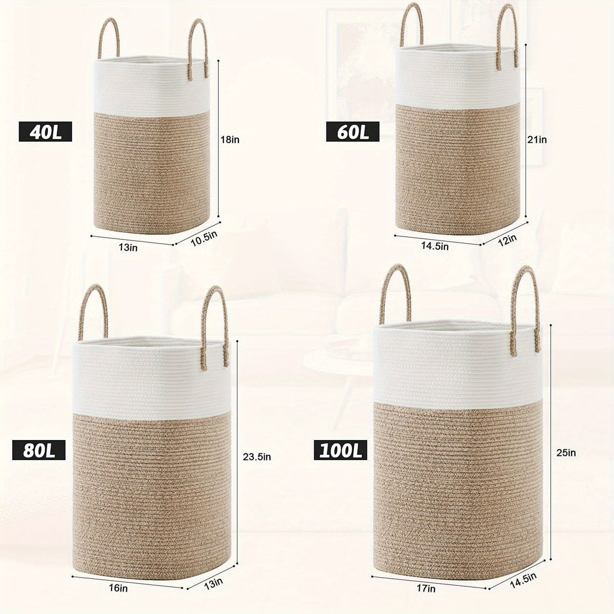 Oversized Woven Storage Bin - Ample Room, Built to Last