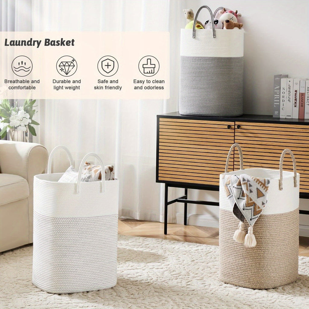 Oversized Woven Storage Bin - Ample Room, Built to Last