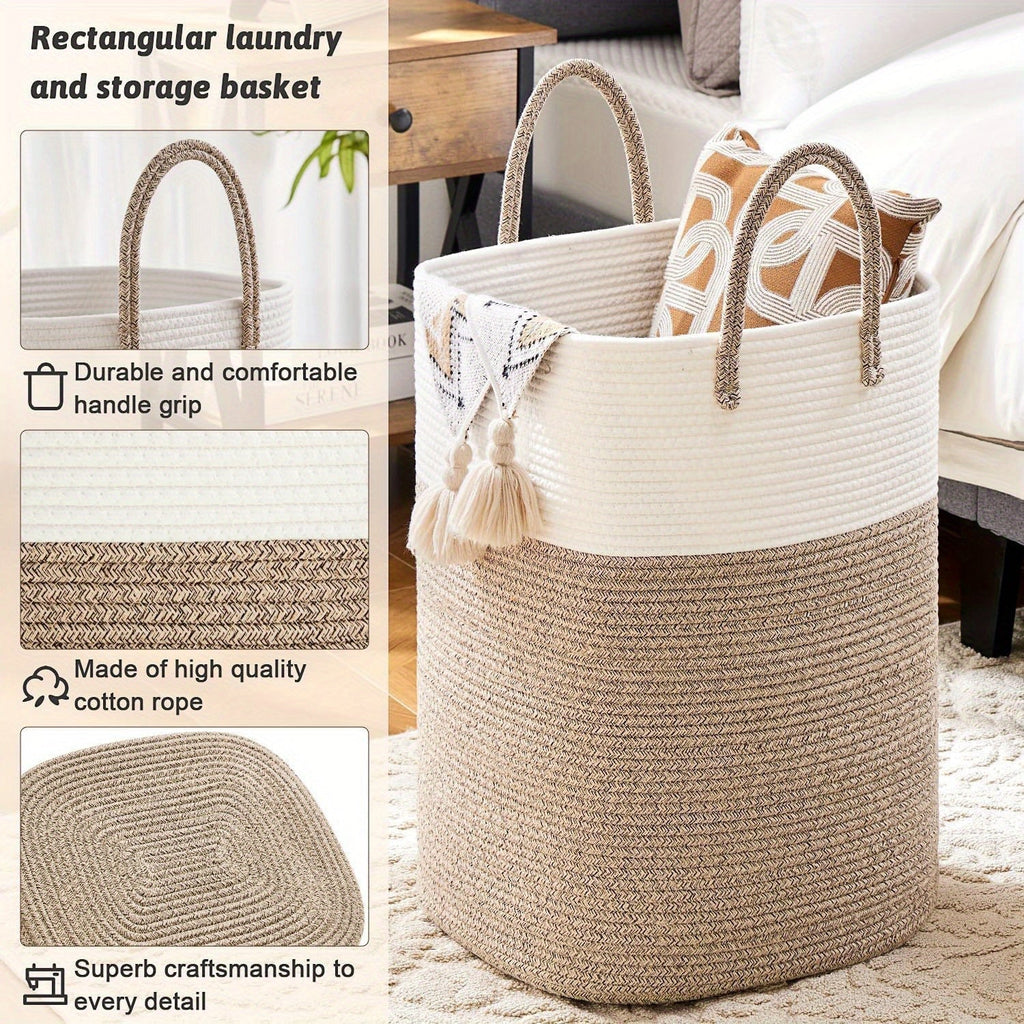 Oversized Woven Storage Bin - Ample Room, Built to Last