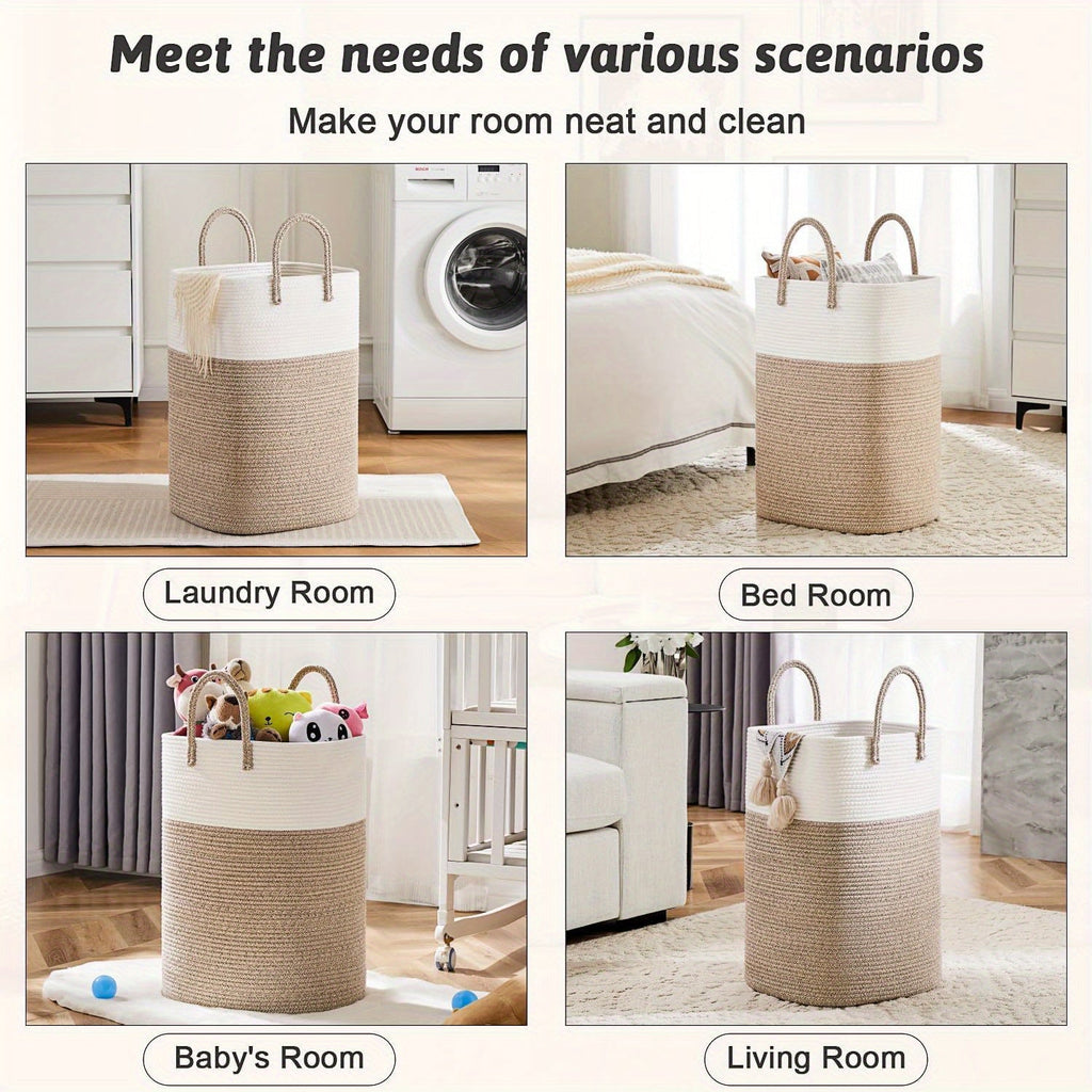 Oversized Woven Storage Bin - Ample Room, Built to Last
