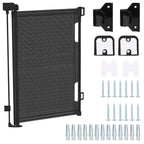Extra Wide Child Safety Gate Retractable Door