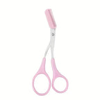 Eyebrow Trimmer Scissor with Comb