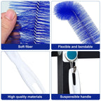 Flexible Microfiber Fan Cleaning Brush for Ceiling, Floor & Box Fans