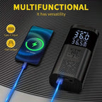 Portable Electric Tire Inflator – 150PSI Air Compressor with Digital Gauge & LED Light