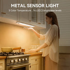 Under Cabinet Lights,Motion Sensor Night Light Indoor,1500mAh USB Rechargeable Light,Magnetic Installation Dimmable Lights