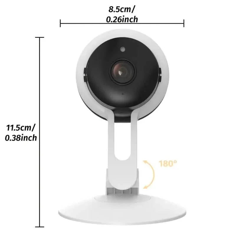 3MP Wireless Smart AI Home Security Camera – Two-Way Audio, Motion Detection, Night Vision