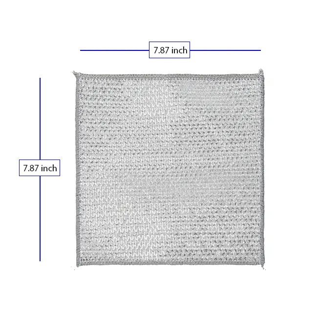 10 Counts Wet Dry Non-Scratch Wire Dishcloth, Reusable Kitchen Cleaning Rag