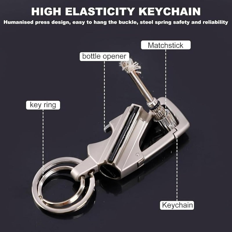 3-in-1 Kerosene Match Keychain