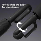 Portable Automatic Folding Umbrella, Windproof Waterproof with Loop Buckle