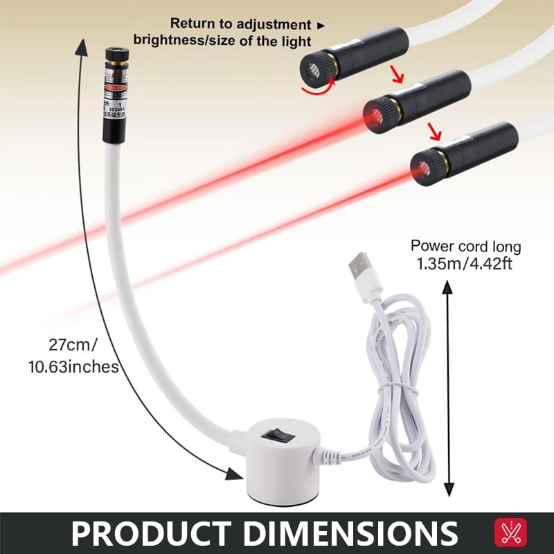 Magnetic Positioning Quilting Light for Sewing Machine