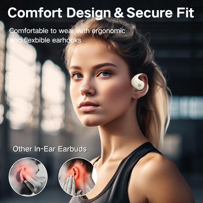 AI-Powered Wireless Bluetooth 5.4 Earphones | Ultra-Clear Translation & Perfect iOS & Android Fit!