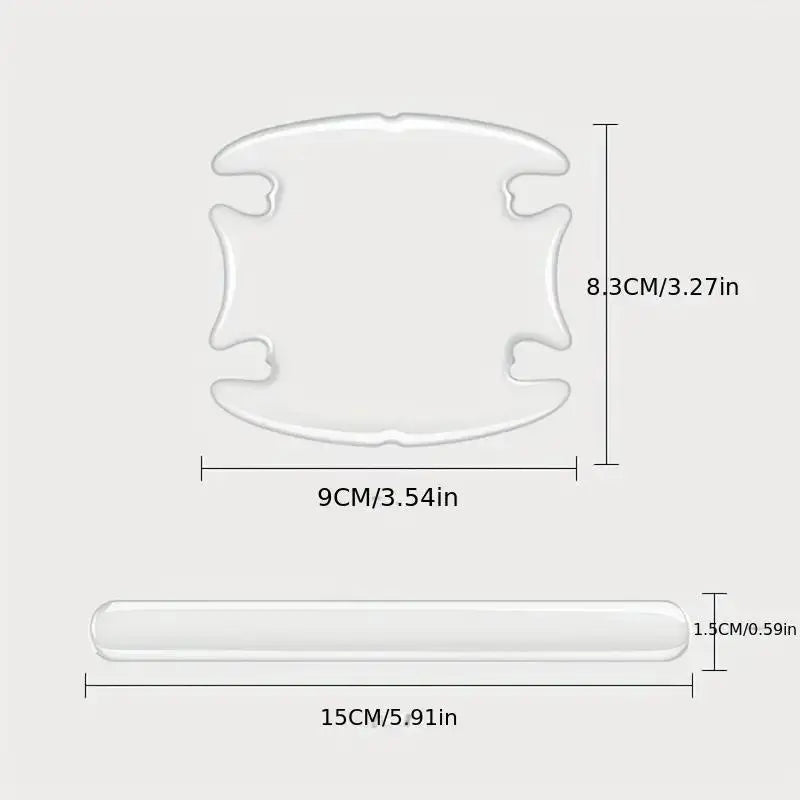 Car Door Handle Protective Film, Transparent Waterproof Car Door Handle Protector