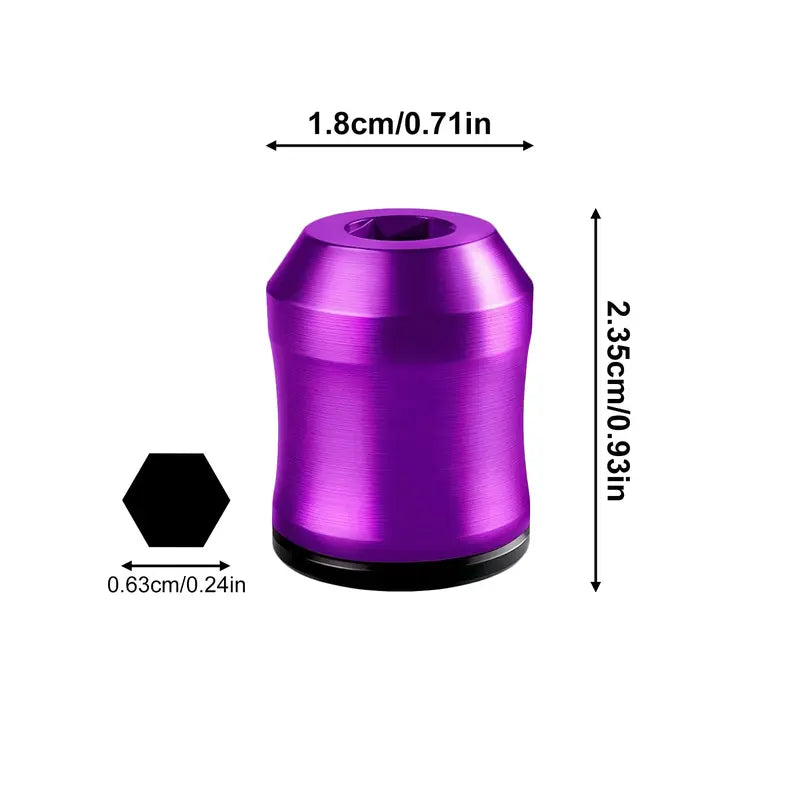 Universal Magnetic Screwdriver Bit Ring, Strong Grip for Drills & Power Tools
