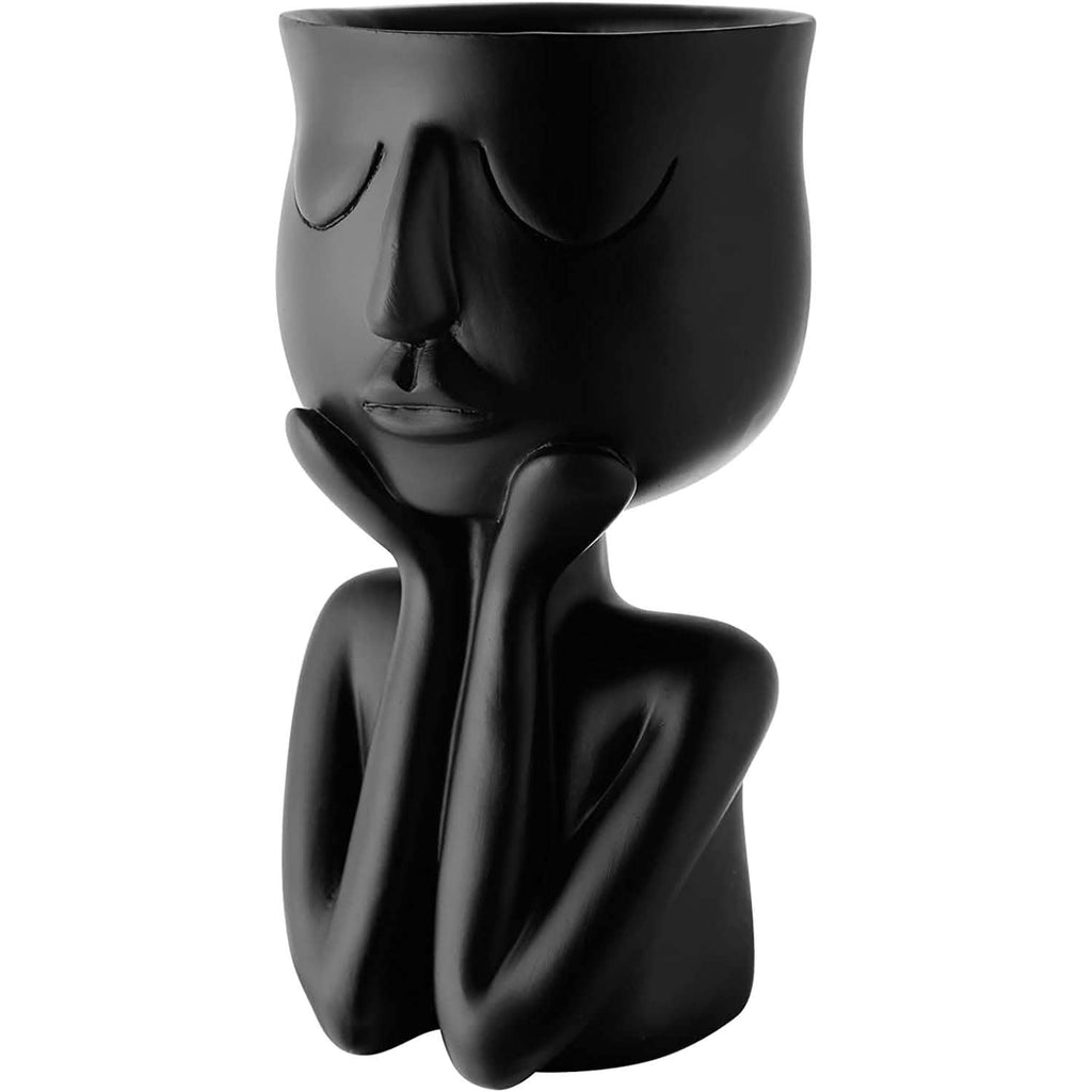 Face Flower Pot Head Planter