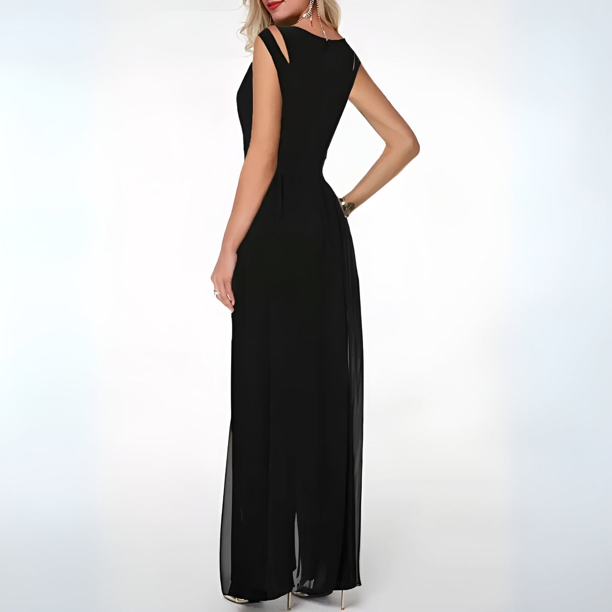 Niki | Women's Elegant Wide-Leg Jumpsuit