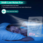 Fan USB Rechargeable Table Portable Desk Cooling Fan
